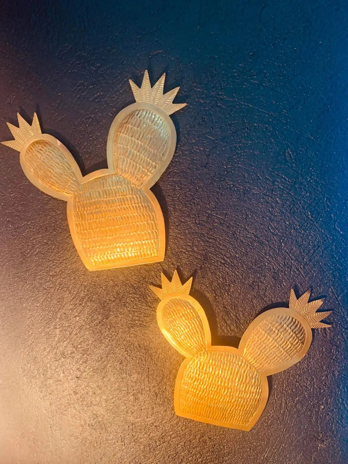 Décoration murale Cactus en laiton Le souk de lili