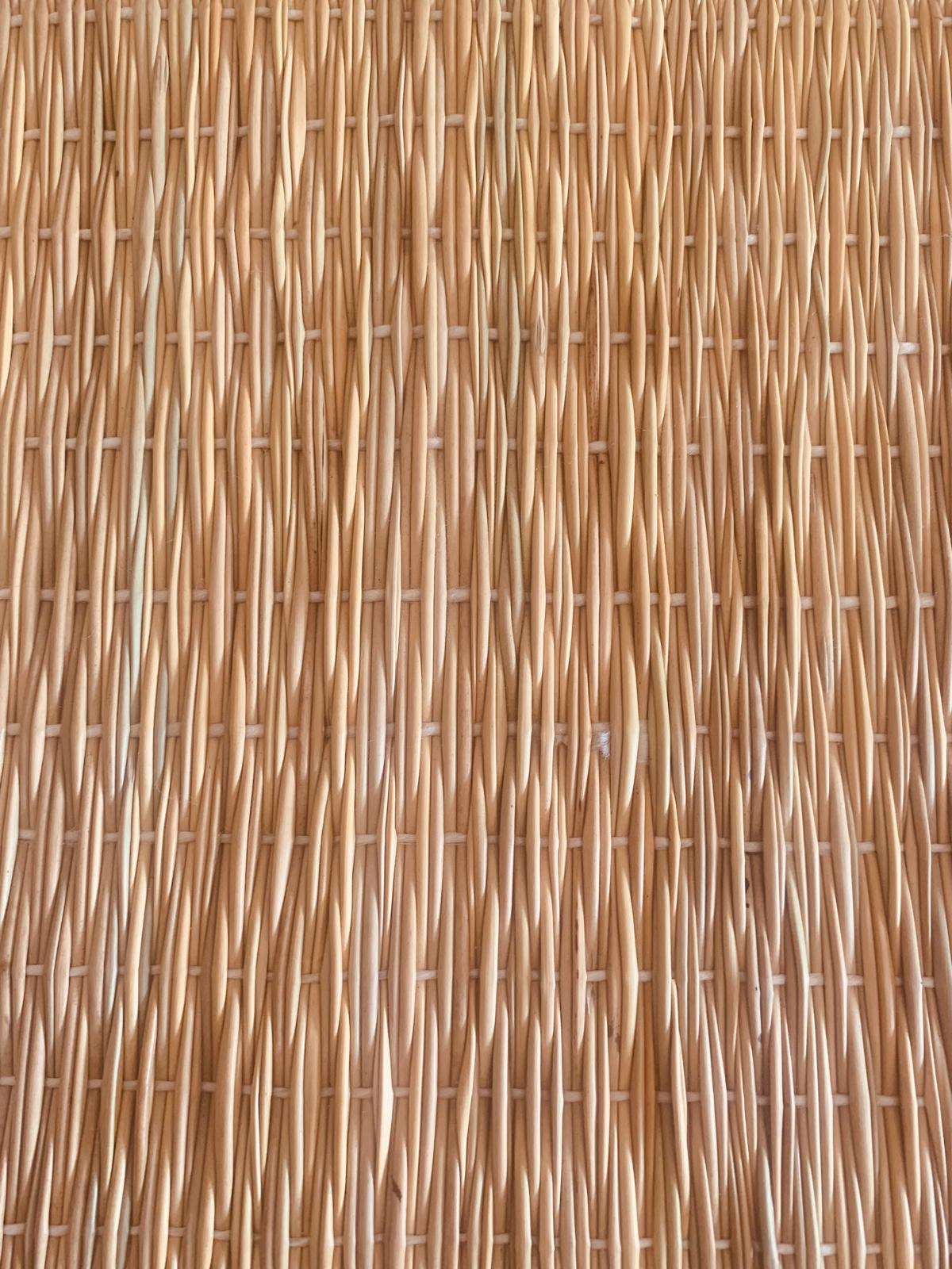 Set de table en paille avec frange en raphia Le souk de lili