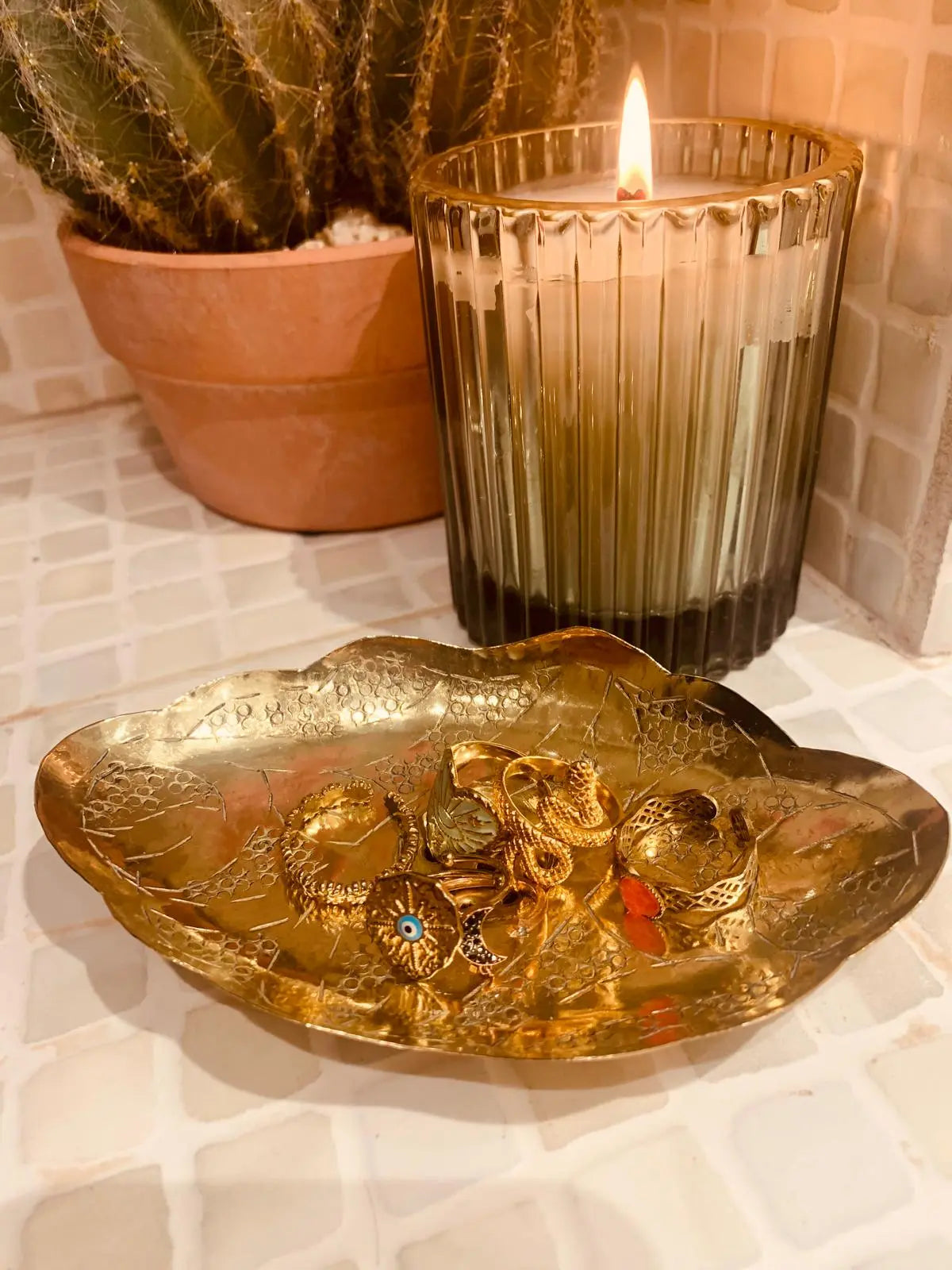 Porte-savon fleur ovale Le souk de lili