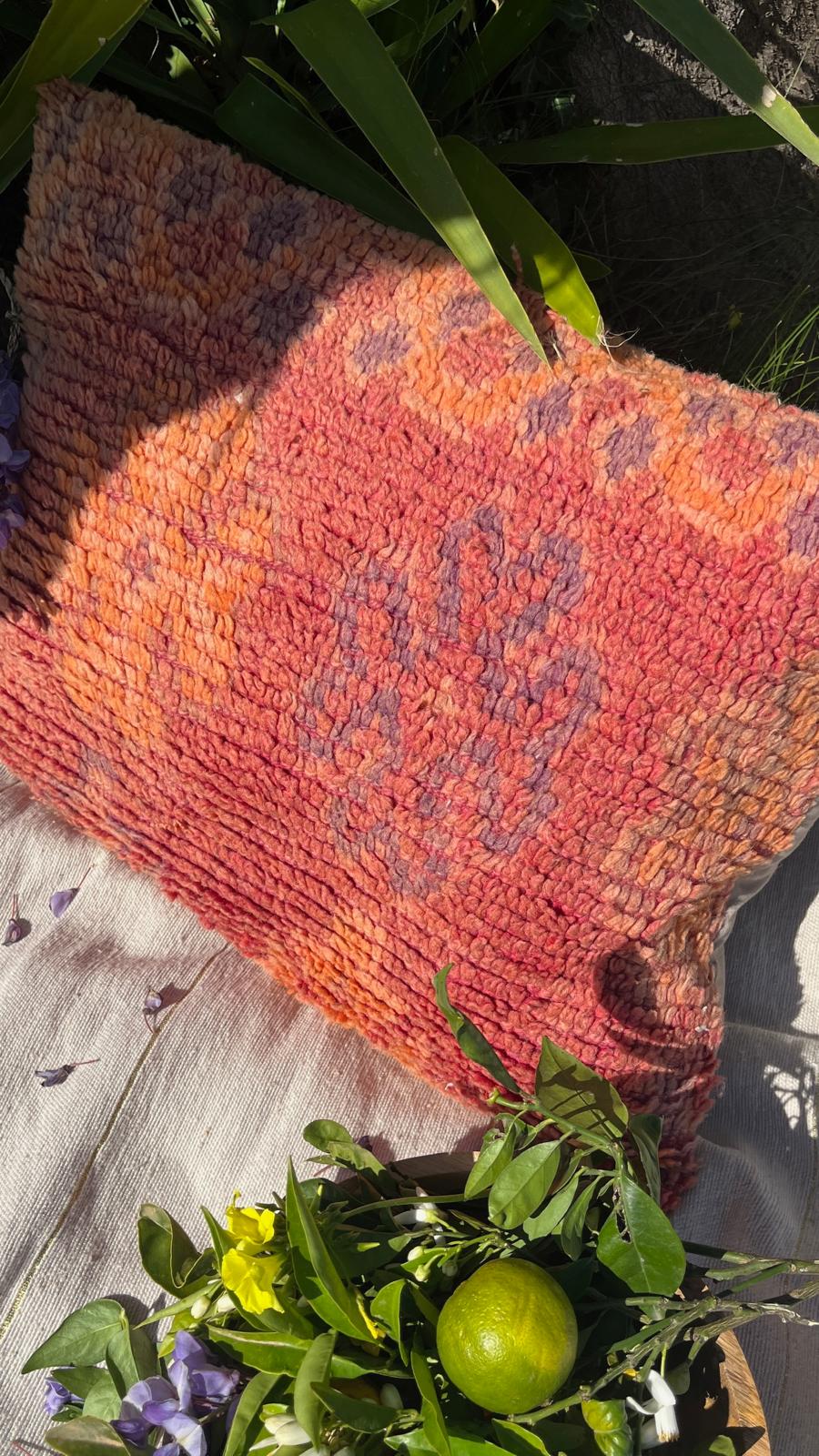 Housse de coussin Berbères Boujaad pure laine Le souk de lili