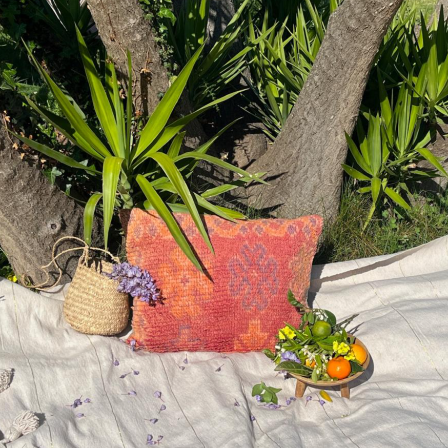 Housse de coussin Berbères Boujaad pure laine Le souk de lili