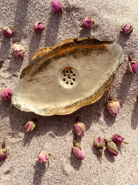 Porte-savon fleur ovale Le souk de lili