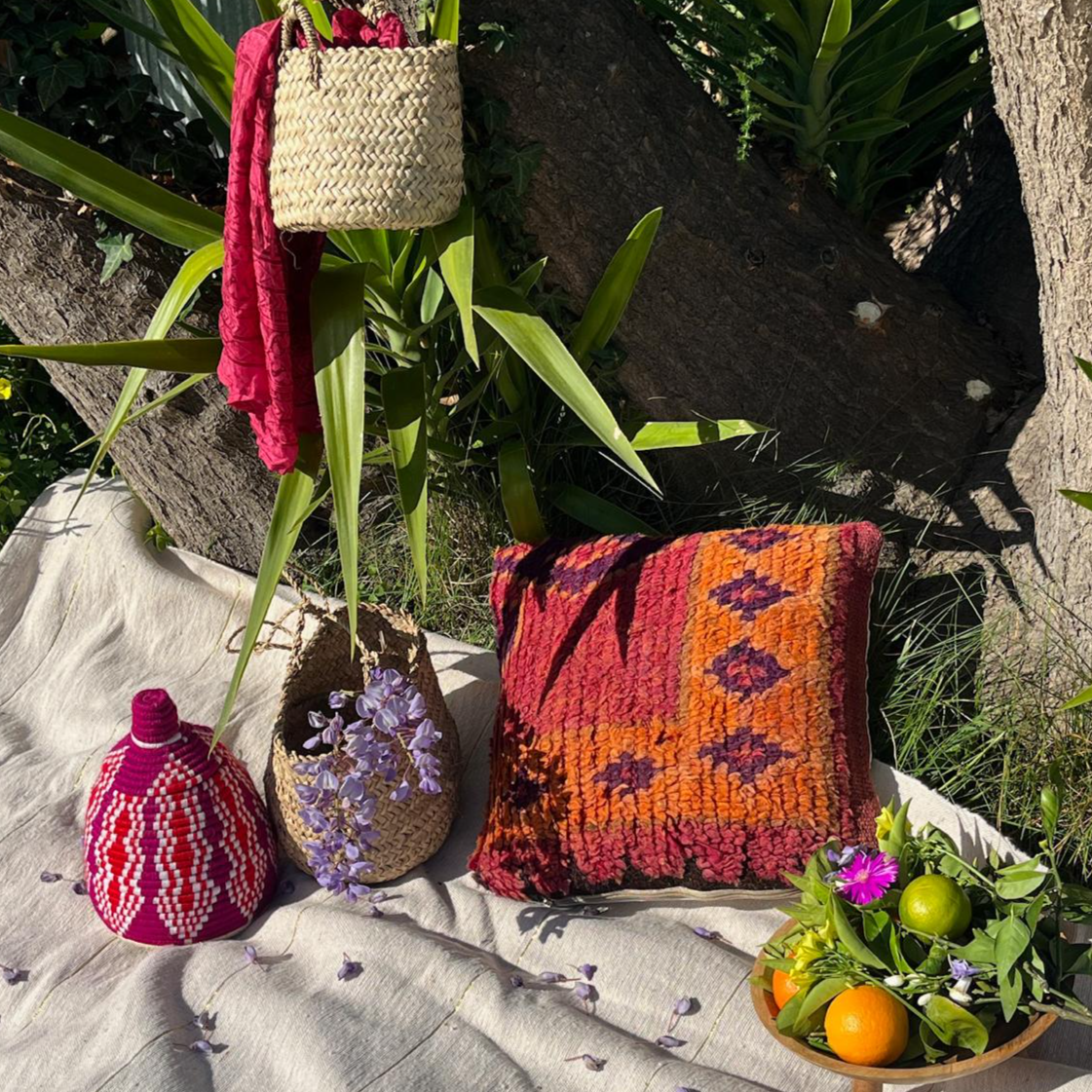 Housse de coussin Berbères Boujaad pure laine Le souk de lili