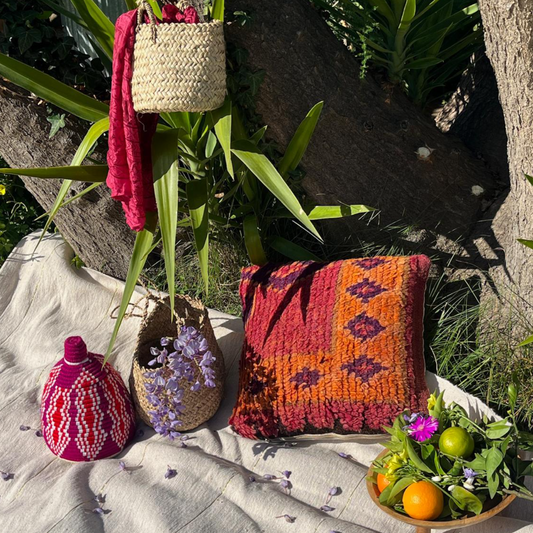 Housse de coussin Berbères Boujaad pure laine Le souk de lili