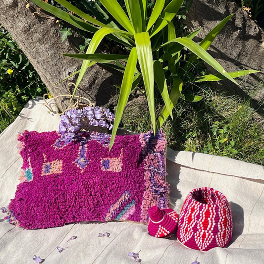 Housse de coussin Berbères Boujaad pure laine Le souk de lili